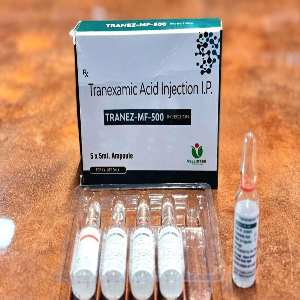 Tranexamic Acid Injection - 500 Mg Liquid Form, Effective Hemostatic Agent For Medical Use