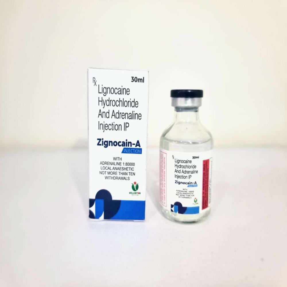 Lignocaine + Adrenaline 2% - Physical Form: Liquid