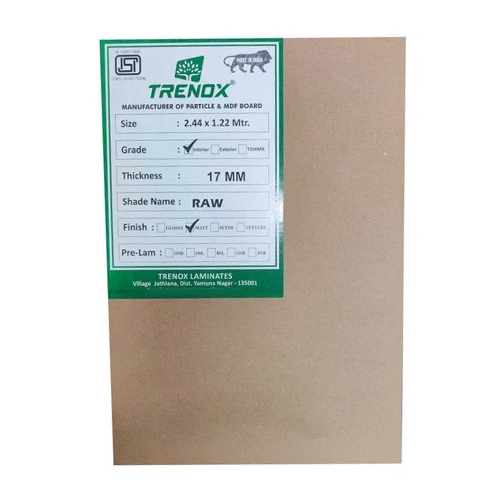 17mm Interior Plain MDF Board