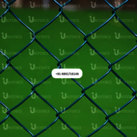Green PVC Coated Chain Link Fence