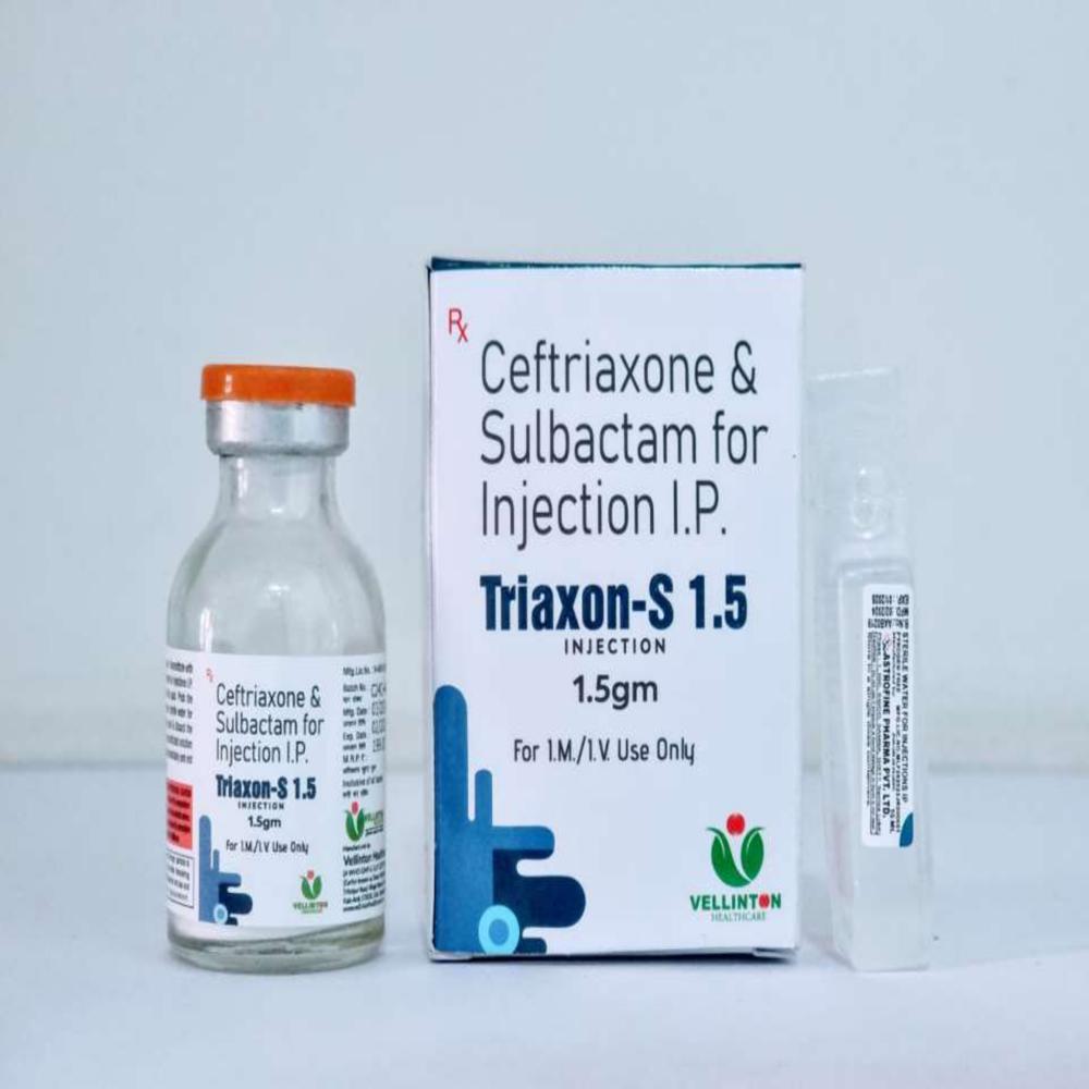 Ceftriaxone 1 Gm + Sulbactam 500 Mg injection