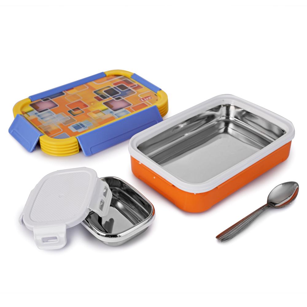 Delicacy Lunch Box - Plastic Abs, Standard Size, Brown Color - Easy To Clean, Industrial Usage, Painted Surface Finish