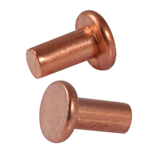 Copper Flat Head Rivets - Color: As Per Requirement