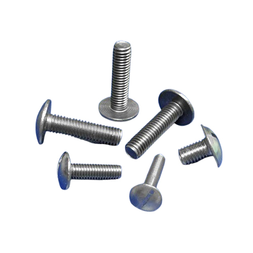 Mushroom Head Slotted Screw - Color: As Per Requirement