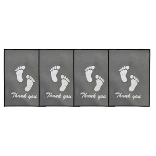 Premium Car Foot Mats (Pack Of 4) - Back Material: Rubber Tpr