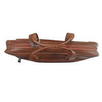 Dark Brown Leather Office Laptop Bag