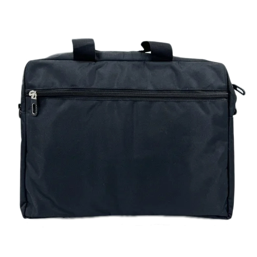 20l Polyester Office Laptop Bag - Polyester Material, 20l Capacity, Black Color, Zipper Closure | Ideal For Organizing Laptops And Accessories