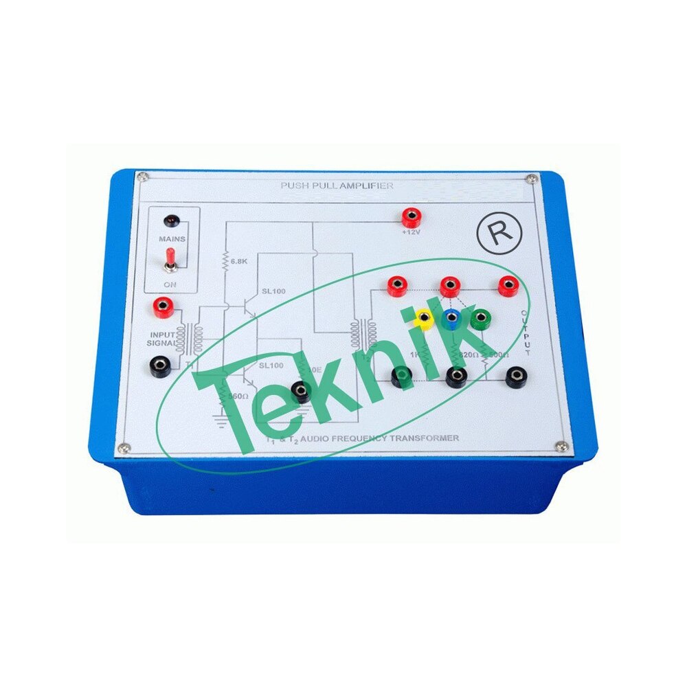 Transistor Push Pull Amplifier - Class B Design With High Output Gain & Frequency Response Analysis | Application For Amplification Studies, Robust Performance