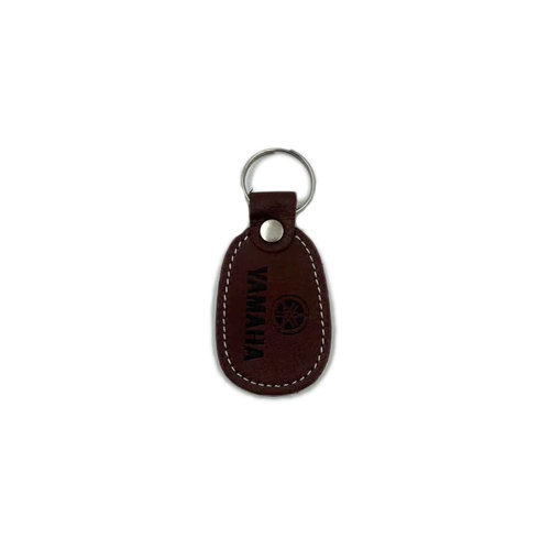 Promotional Leather Keychain - Color: Brown