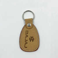 Tan Leather Key Chain