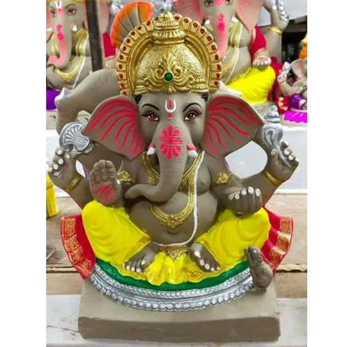 Clay Ganesha Statue - Feature: Durable