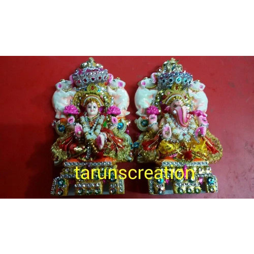 Terracotta Laxmi Ganesha Statue