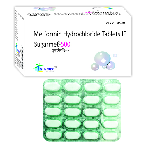 Metformin Hydrochloride IP 500 mg tab