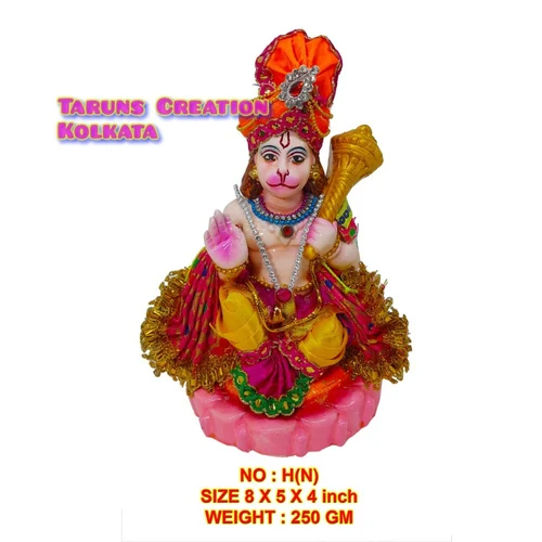 Hanumanji Clay Statue - Feature: Durable