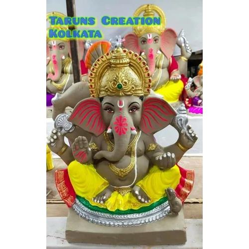 Eco Friendly Clay Ganesha Statue