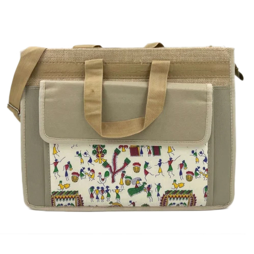 Printed Pattern Jute Promotional Bags