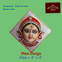 Durga Maa Face Gift Item - Intricate Indian Design, Durable Craftsmanship, Available In Various Sizes | Symbol Of Strength And Positivity In Hinduism