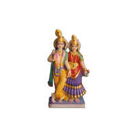 Colored Krishna Radha Statue - Feature: Durable