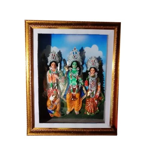 Ram Darbar Clay Frame - Product Type: Sculpture