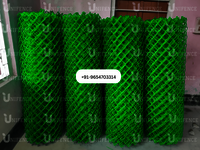 Green PVC Coated Chain Link Fence, Iron PVC Coated Chain Link Fencing