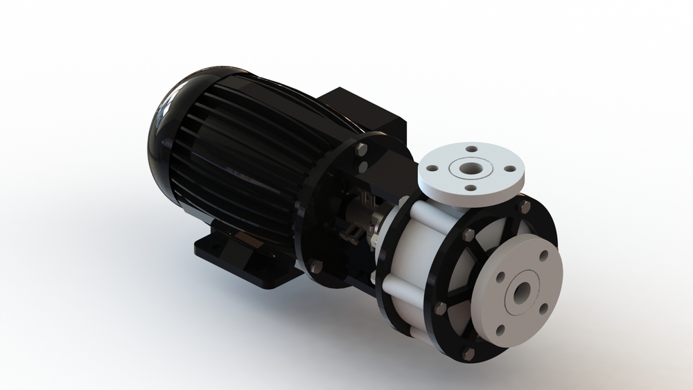 Industrial Pvdf Monoblock Pumps - Flow Rate: Upto 80 Ma /Hr