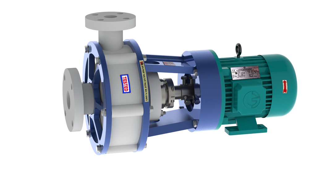 Industrial Pvdf Monoblock Pumps - Flow Rate: Upto 80 Ma /Hr