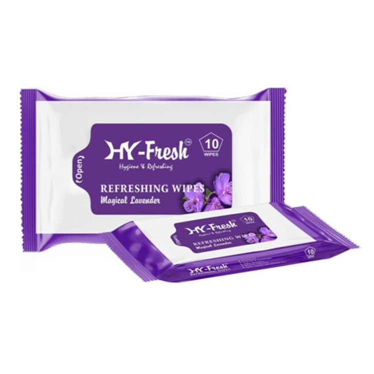 Hy-Fresh Magical Lavender Refreshing Wipes - Age Group: Women