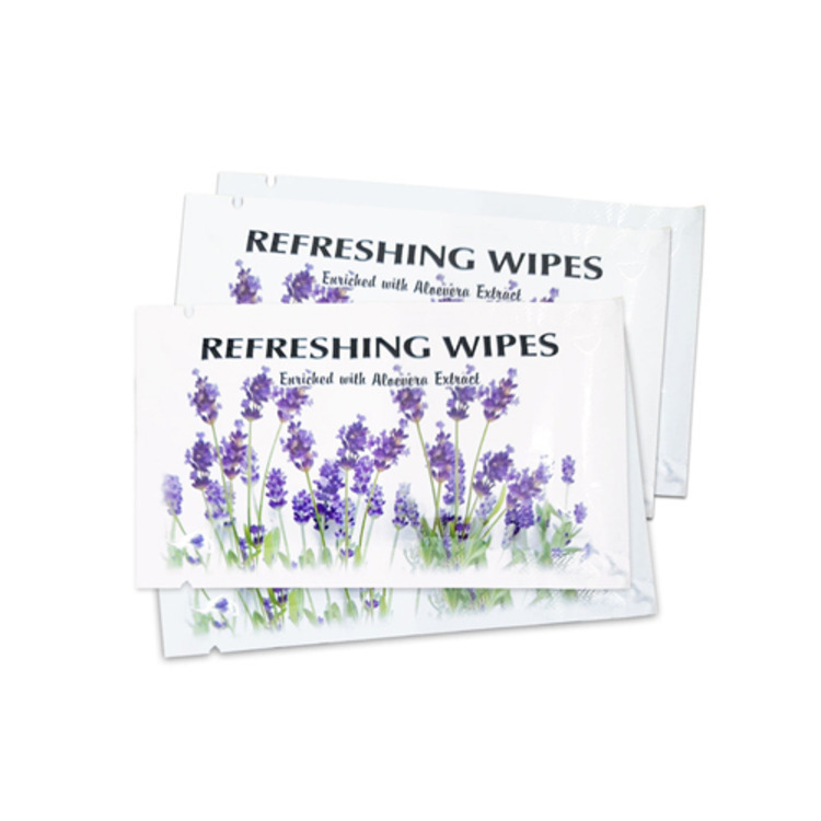 Hy-Fresh Lavender Refreshing Wipes - Color: White