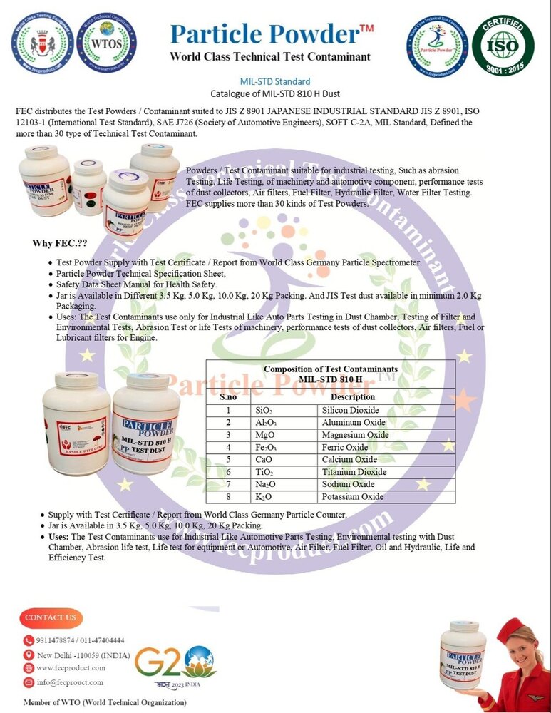 Mil-std 810 H - Grade: Laboratory