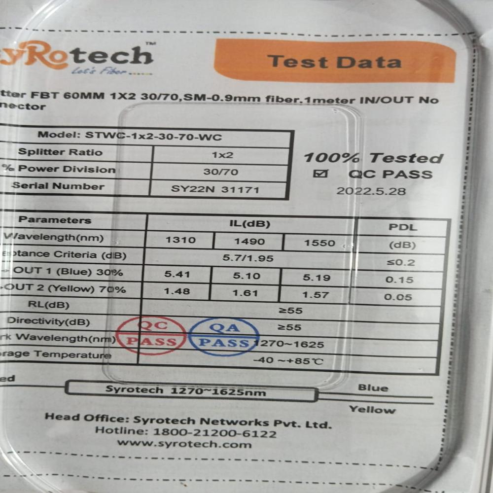 syrotech 30/70 coupler