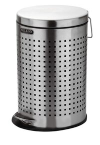 Nelkon Steel Perforated Pedal Bin 12L