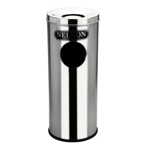 Nelkon 7L Ash N Trash Steel Dustbin - Application: Commercial