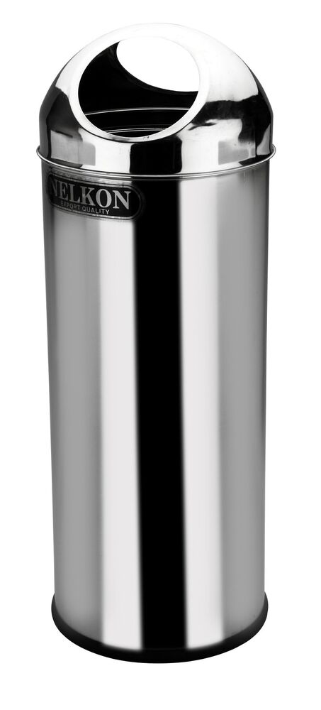 Steel Push Can DustBin 50L