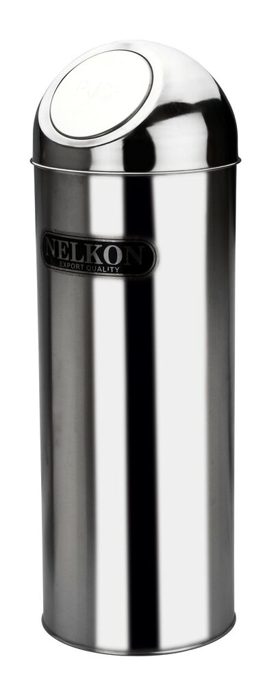Stainless Steel Push Can Dustbin 18L