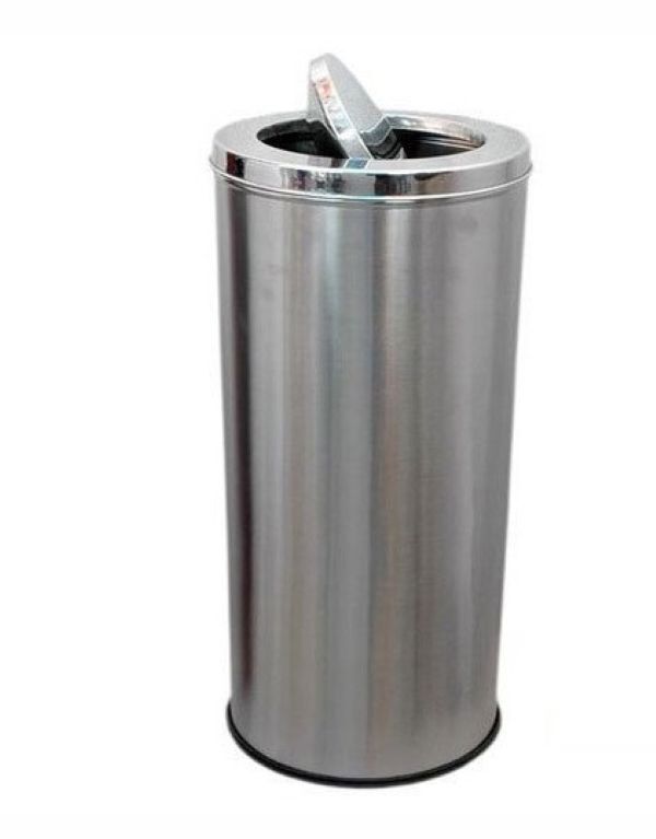 Stainless Steel Swing DustBin 90L