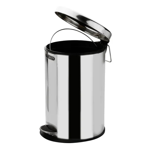 15L Stainless Steel Pedal Bin With Lid - Application: Commercial