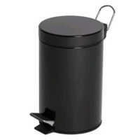 5l Black Pedal Dustbin - Application: Commercial