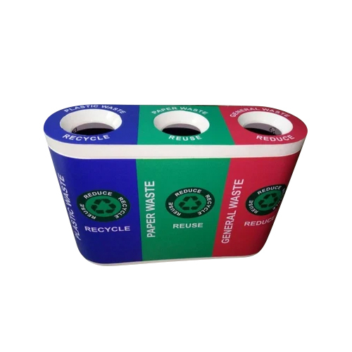 FRP Trio Dustbin 120L