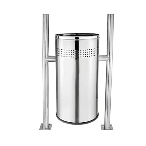 SS Single Pole Dustbin