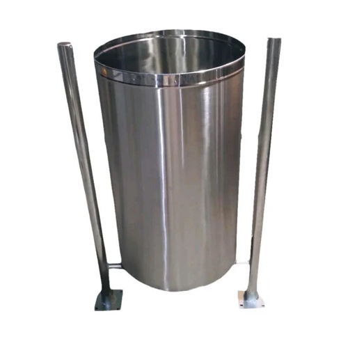 Stainless Steel Dustbin With Stand