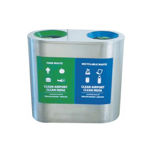 Duo Bins With 2 Pcs Steel Dustbins Inside