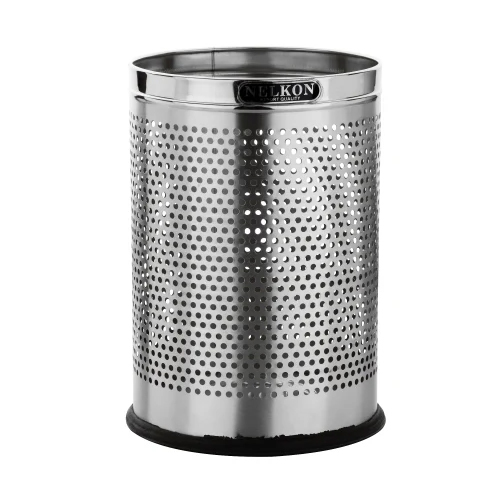 Nl-7 30 Litres Open Top Perforated Steel Dustbin - Application: Commercial