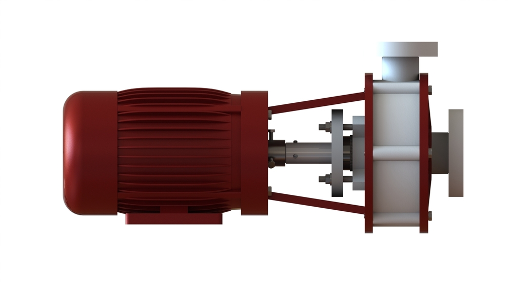 Industrial PP injection mouldede monoblock pump