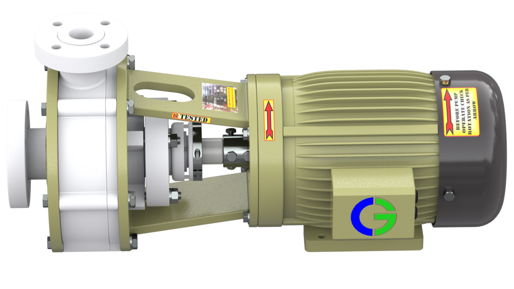 Industrial Pp Injection Mouldede Monoblock Pump - Flow Rate: : Upto 80 Ma /Hr