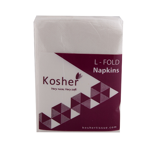 L Fold Napkin - Color: White