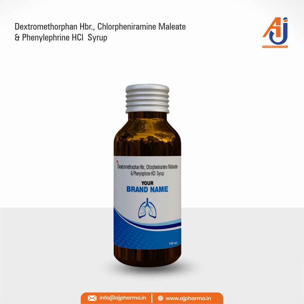 DEXTROMETHORPHAN Hbr., CHLORPHENIRAMINE MALEATE, & PHENYLEPHRINE HCL SYRUP