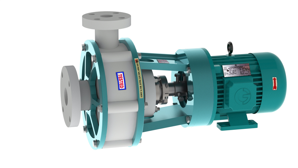 Industrial Hdpe Monoblock Pumps - Flow Rate: Upto 80 Ma /Hr
