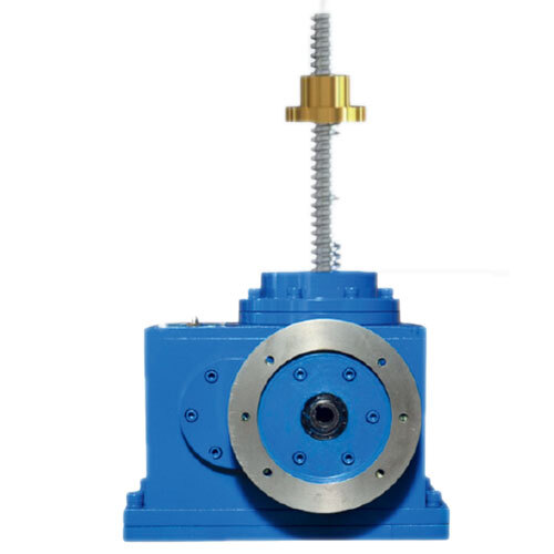 Heli-Worm Lifting Screw Jack Gearbox - Color: Blue