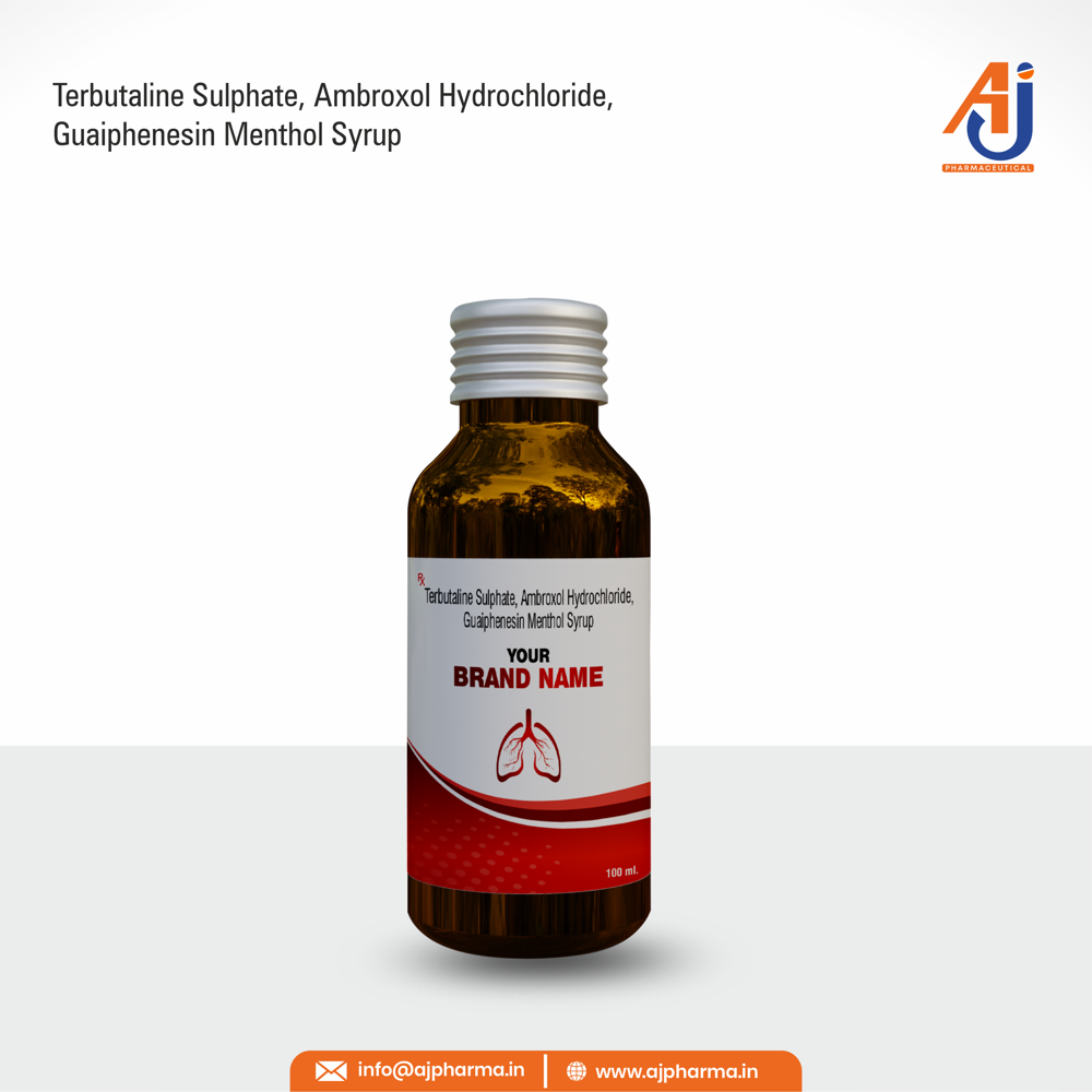 TERBUTALINE SULPHATE, AMBROXOL HYDROCHLORIDE, GUAIPHENESIN MENTHOL SYRUP