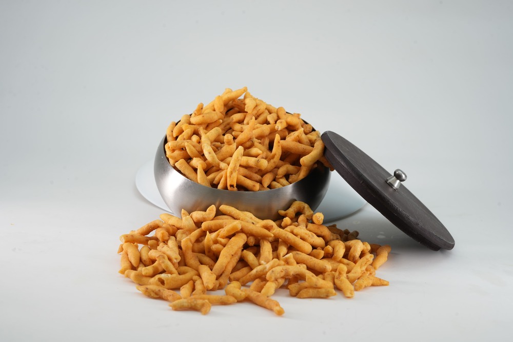 Lasan Kani - 500g Garlic Granules, Hard Texture | High Quality Namkeen with Spicy Flavor, Shelf Life of 2 Months, 100 Pieces Per Order